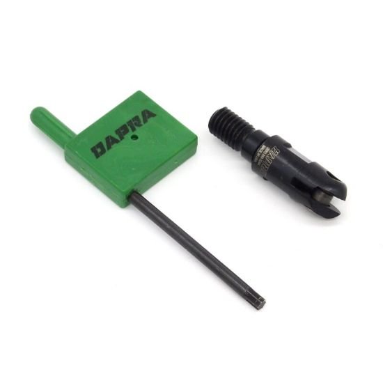 Picture of Dapra SBNEM-0500-MOD Ball Mill,Back Draft 0.500 Cutter Diameter Screw On M08 Shank 2 Flute