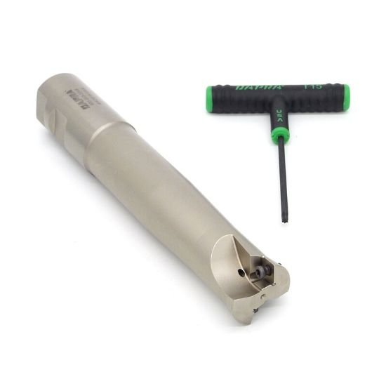 Dapra HFEM125-500-R4-2 Feed Mill 1.250 Cutter Diameter Weldon 1.250 Shank 7.280 OAL 2 Flute