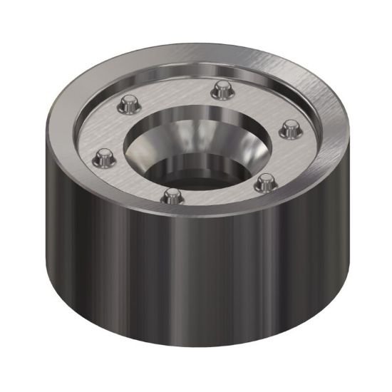 Picture of Dapra DTB12-T DMK15-TCI Milling Insert Round 0.236 Corner Radius TiAlN