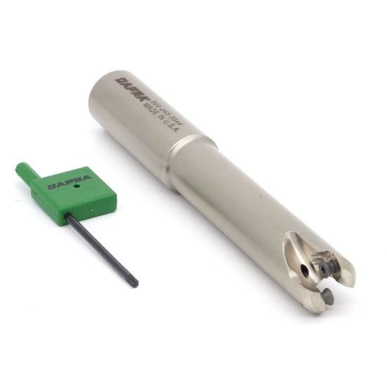 Picture of Dapra TREM075-300-R3-2C Button Cutter,End Mill 0.750 Cutter Diameter Weldon 0.750 Shank 5.030 OAL 2 Flute