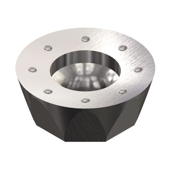 Picture of Dapra RDCH12-D DMP25-GLH Milling Insert Round 0.236 Corner Radius AlCrN