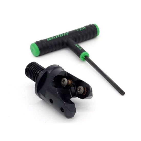 Picture of Dapra TREM150-MOD-R6-2 Button Cutter,End Mill 1.500 Cutter Diameter Screw On M16 Shank 2 Flute