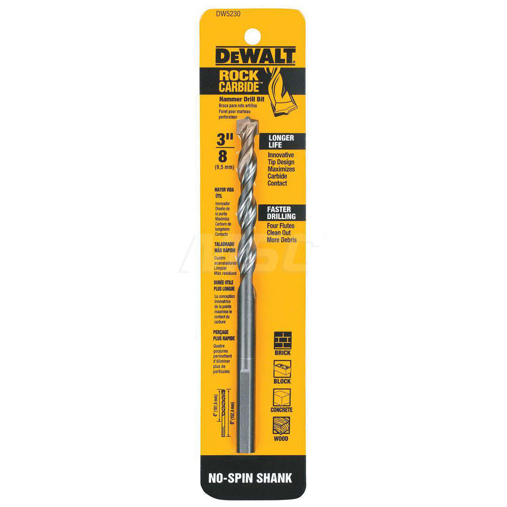 Picture of Dewalt Dw5230 3/8 X 6 Round Mason Drill
