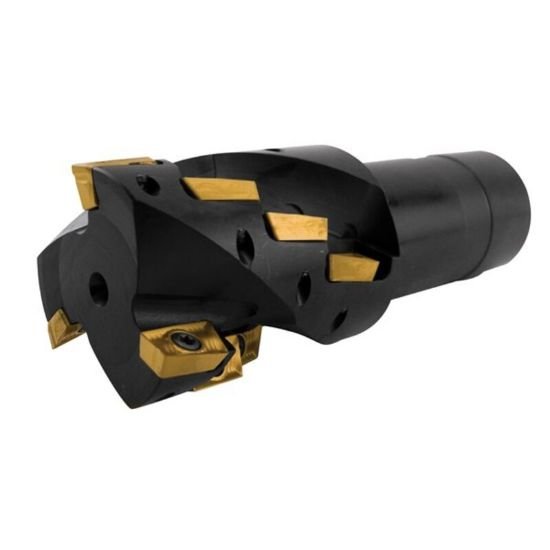 Picture of Dijet 20DXE-050-NCV5 Milling Cutter 90.0°, Corn Cob CAT 1.968 Shank 11.00 OAL 24 Flute