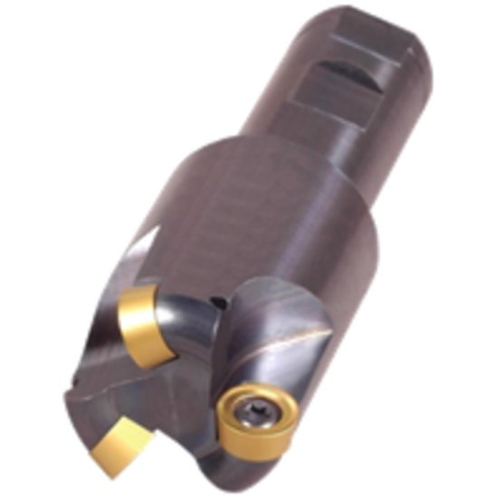 Picture of Dijet DDM-2100AR-S5.9-S125-37 Milling Cutter Button Cutter 1.000 Cutter Diameter Weldon 1.250 Shank 8.190 OAL 2 Flute