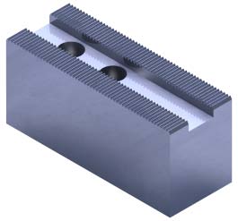 Picture of DILLON KW10-5LP Soft KW10-5LP Steel Pointed Soft Jaws KW10-5LP Steel Pointed Soft Jaw