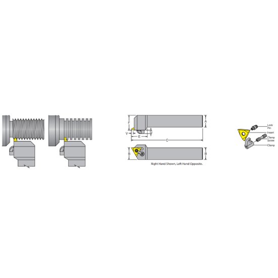 Picture of Dorian MTVOL16-5D-A On Edge Square 1.000 Shank 6.000 OAL