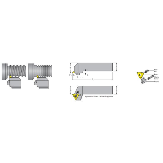 Picture of Dorian MTZOL20-4D On Edge Square 1.250 Shank 6.000 OAL