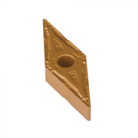 Picture of VNMG332 PEF DPC15HT Dorian VNMG160408 PEF DPC15HT 35.0° Negative Carbide 0.0310 0.79mm Radius Finishing, Semi Finishing