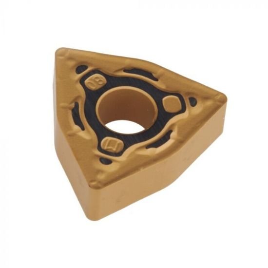 Picture of WNMG433 PEM DPC15HT Dorian WNMG080412 PEM DPC15HT Trigon Negative Carbide 0.0460 1.17mm Radius Medium, Semi Finishing