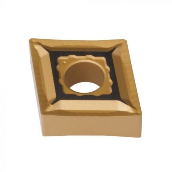 Picture of CNMG431-UEM-DPC15HT Dorian CNMG120404-UEM-DPC15HT 80.0° Negative Carbide 0.0150 0.38mm Radius Medium, Semi Finishing