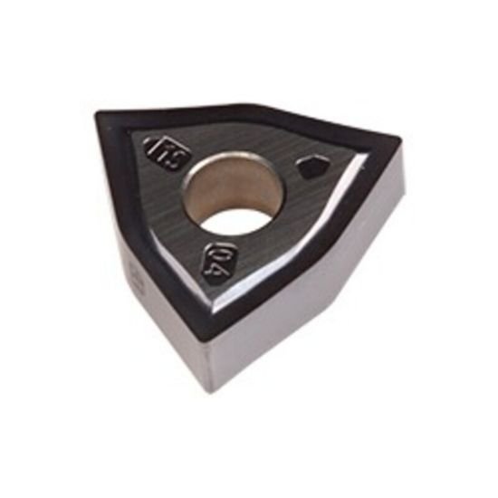 Picture of WNMG433 SEM DUP35RT Dorian WNMG080412 SEM DUP35RT Trigon Negative Carbide 0.0460 1.17mm Radius Medium, Semi Finishing