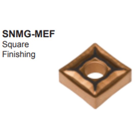 Picture of SNMG321-MEF-DMC30UT Dorian SNMG090304-MEF-DMC30UT Square Negative Carbide 0.0150 0.38mm Radius Medium, Semi Finishing