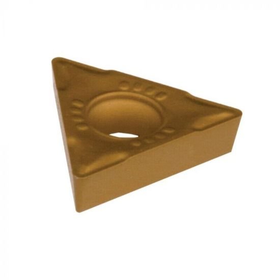 Picture of TCMT21.51 PEF DPC25UT Dorian TCMT110204 PEF DPC25UT Triangle Positive Carbide 0.0150 0.38mm Radius Finishing, Semi Finishing