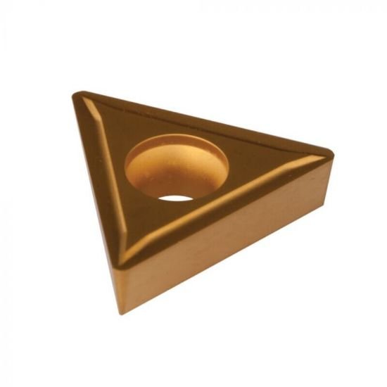 Picture of TCGT21.50.2 UEU DUP35RT Dorian TCGT110201 UEU DUP35RT Triangle Positive Carbide 0.0040 0.10mm Radius Finishing, Semi Finishing