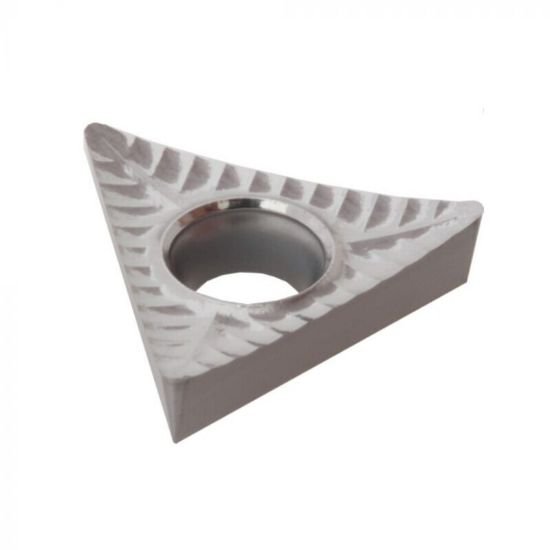 Picture of TCGT21.51 NFU DNX10UT Dorian TCGT110204 NFU DNX10UT Triangle Positive Carbide 0.0150 0.38mm Radius Finishing, Semi Finishing