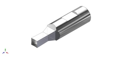 Picture of Dumont 68124- 3/8 Square Rotary Punch 1/2 Shank M2