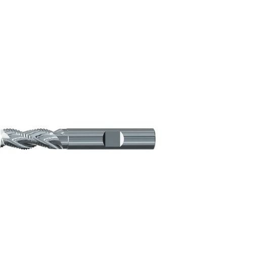 Picture of Emuge 2549.003 Dia 3mm SH 0.1181 LOC 0.2756 OAL2.2441 End Mill Carbide Uncoated Single End Square Sharp Alu-Cut