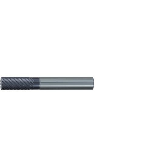 Picture of Emuge 2887A.03125 Dia 5/16 SH 0.3125 LOC 0.7500 OAL2.50 End Mill Standard Flute Standard Helix Carbide TiAlN Single End Square Sharp Jet-Cut