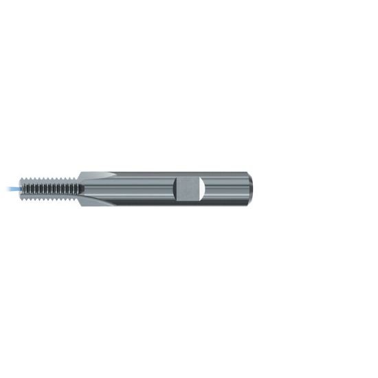 Picture of Emuge GF333101.1058 Carbide Thread Mill M12 x 1.75mm 0.389 Cutter Diameter 0.992 LOC 3.543 OAL 4 Flute Carbide