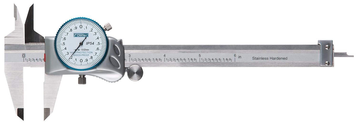 Picture of Fowler 520080500 6" IP 54 Dial Caliper Plus 646795213043