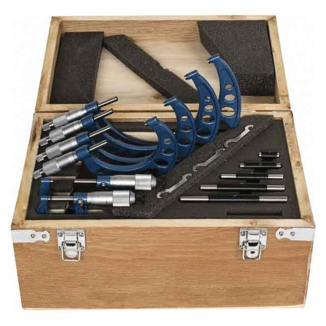 Picture of Fowler 522200061 Wood Case Mic Set 0-6
