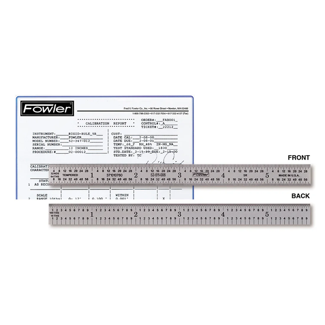 Picture of Fowler 523100120 Rule Flex 16R 12In