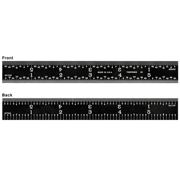 Picture of Fowler 18" Rigid 4R Ez Read Rule 52-337-018-0 523370180
