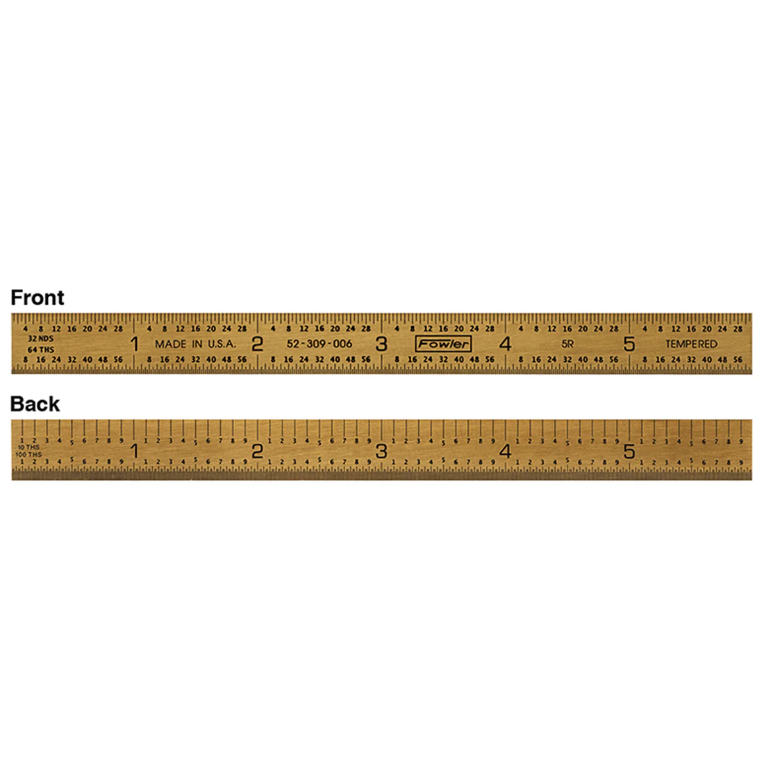 Picture of Fowler 523490120 Gold Rule Rigd 5R-12"
