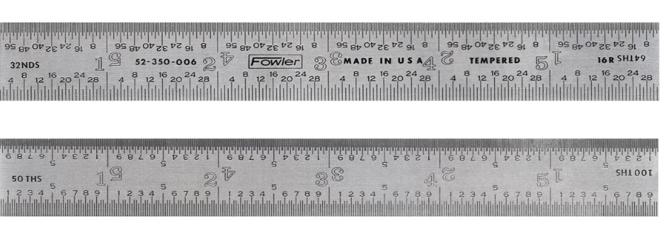 Picture of Fowler 523500060 Rule Rigid 16R 6In
