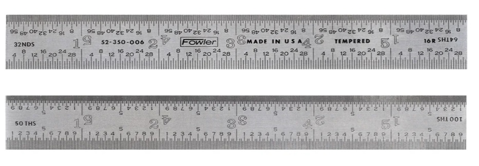 Picture of Fowler 523500120 Rule Rigid 16R 12In