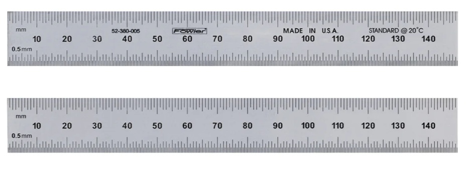 Picture of Fowler 523800170 Rulrgd .5mm,mm,600 mm