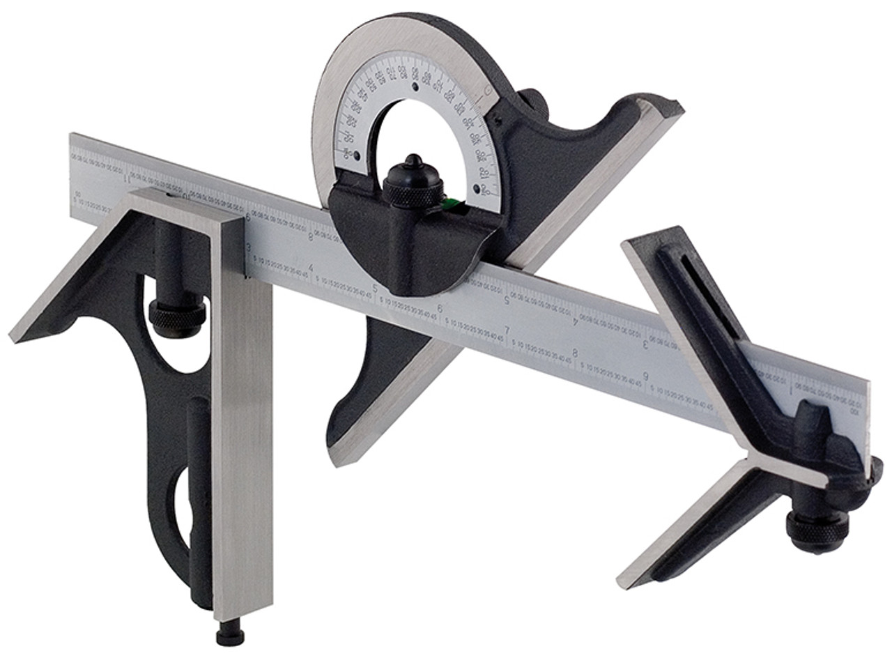 Picture of Fowler 523860180 Combination Square 3PC 4R Hard 18