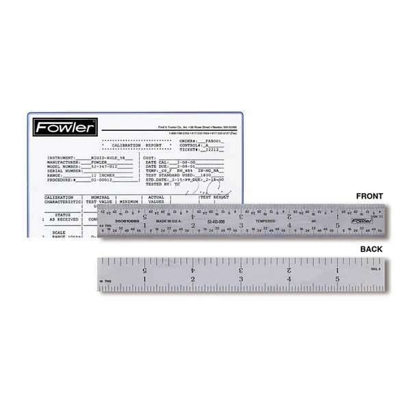 Picture of Fowler 524130240 24"4R Rgd Rul Precert