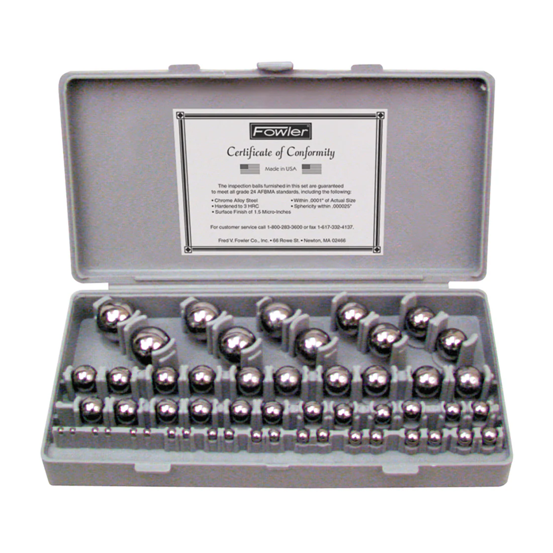Picture of Fowler 524387771 50Pc Gage Ball Set mm