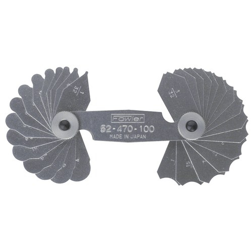 Picture of Fowler 524701000 Shop Tools Radius Gages Ragage 30Lf 1/32-1/4"