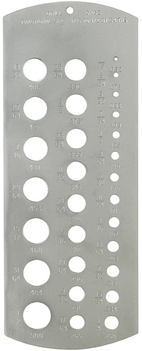 Picture of Fowler 524800050 Drill Gage 1/16-1/2In