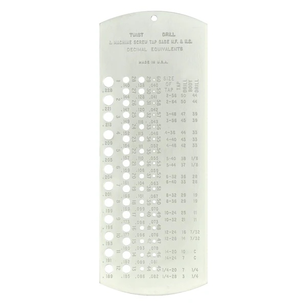 Picture of Fowler 524800100 Drill Gage #1-60