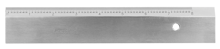 Picture of Fowler 524800700 8" Beveled Straight Edge With Rule