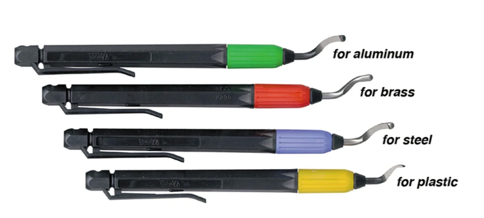 Picture of Fowler 524837770 Fowler 4 Piece Deburring Cutter Set 52-483-777-0 4Pc Deburring Tools