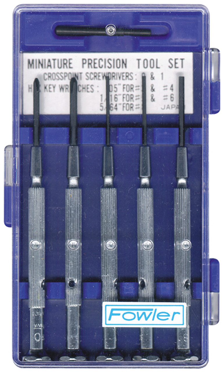 Picture of Fowler 524900070 2 Phillips 3 Hex 5Pc