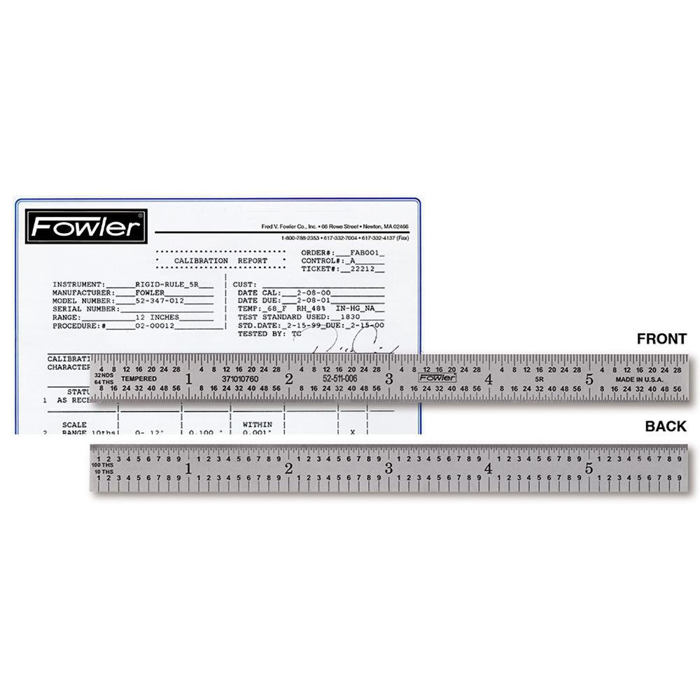 Picture of Fowler 6" Flexible Certified Rule 52-511-006 525110060