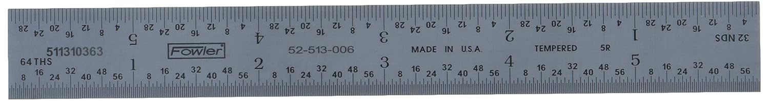 Picture of Fowler 525130060 6"5R Rgd Rule Precert