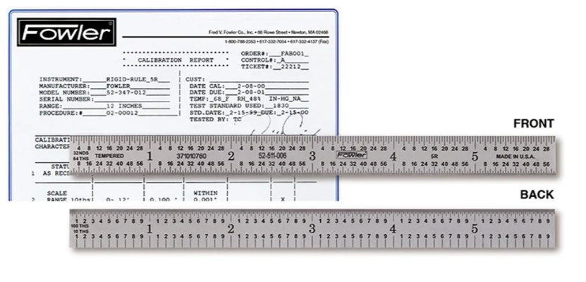 Picture of Fowler 525130360 36"5R Rgd Rul Precert
