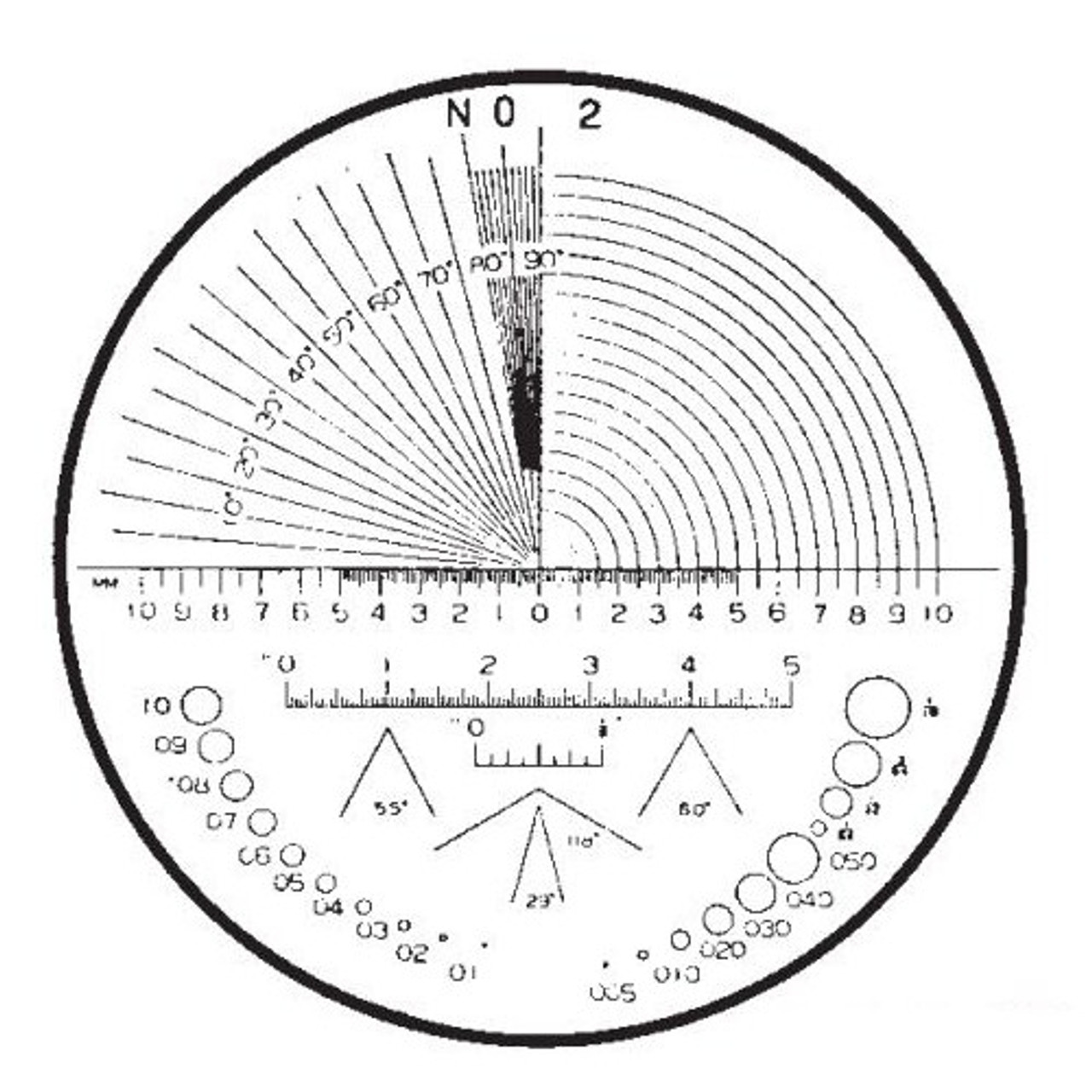 Picture of Fowler 526610020 Glass Reticle #2