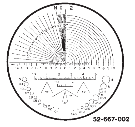 Picture of Fowler 526670020 Glass Reticle #2