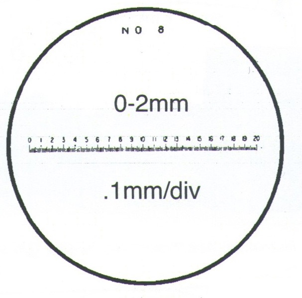 Picture of Fowler 526670130 Glass Reticle #13Inch