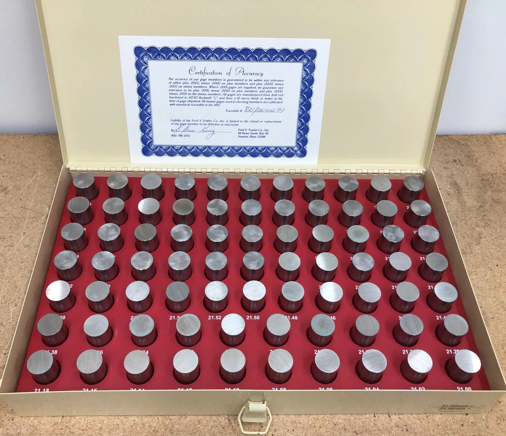 Picture of Fowler 538808300 Pingage Set.751-.832+