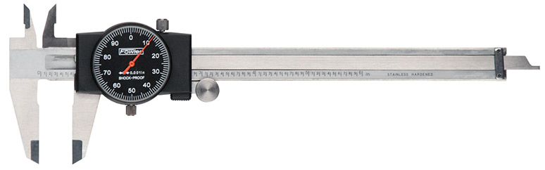 Picture of Fowler 5RCC8 Swiss Style Dial Caliper 8"