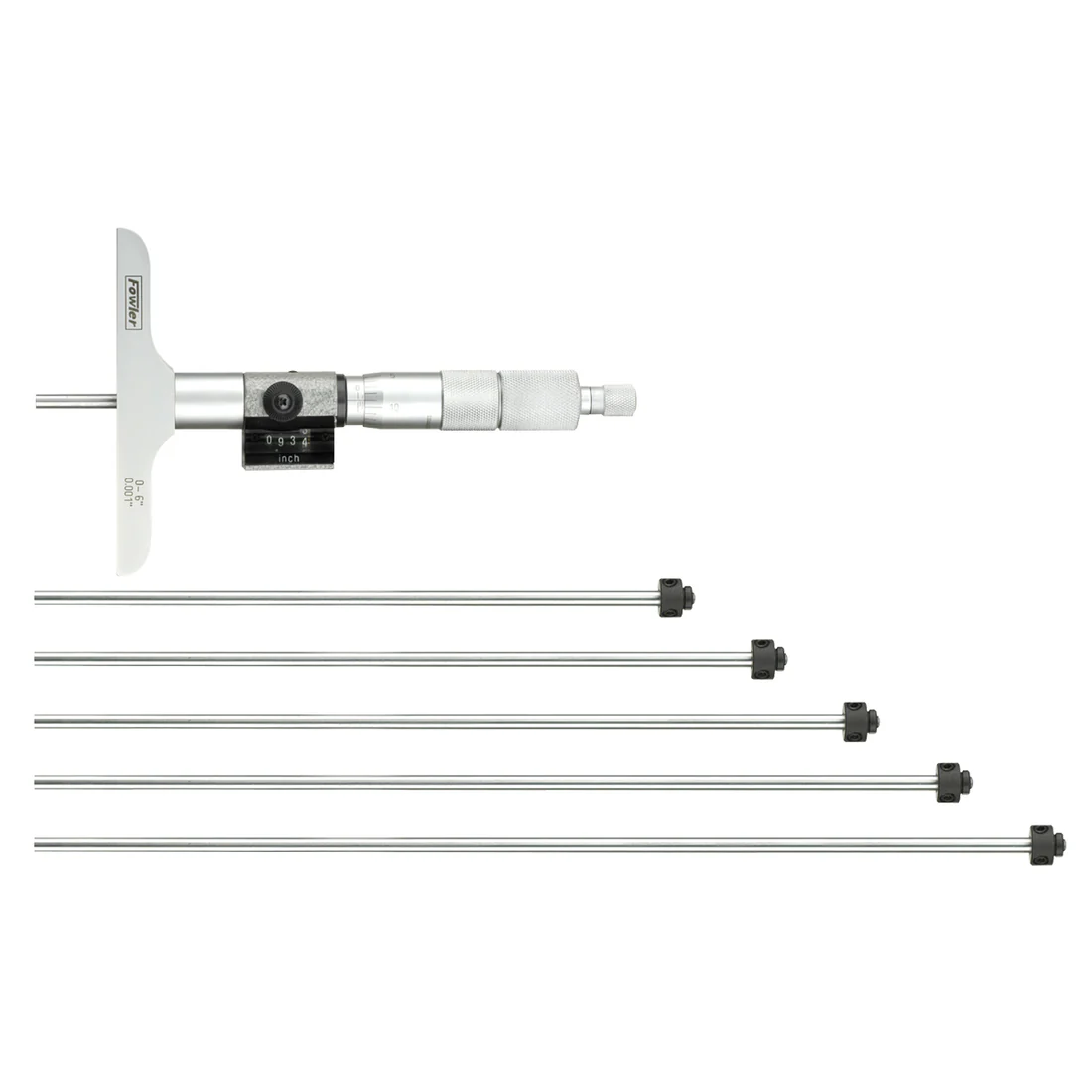 Picture of Fowler 722251120 Depth Mic 0-6"W/2.5Bs 646795167438